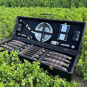 «СКІФ» — дерев’яний кейс із набором шампурів