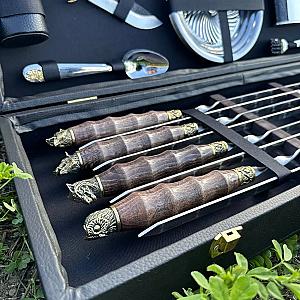 «СКІФ» — дерев’яний кейс із набором шампурів