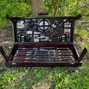 Дерев'яний кейс із набором шампурів «new Принц 2»