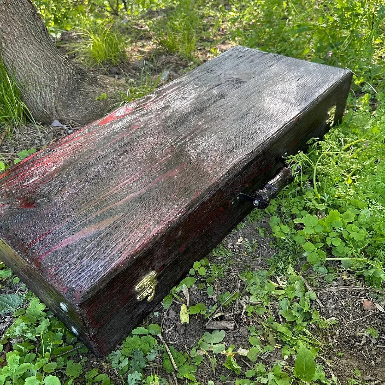 Дерев'яний кейс із набором шампурів «new Принц 2»