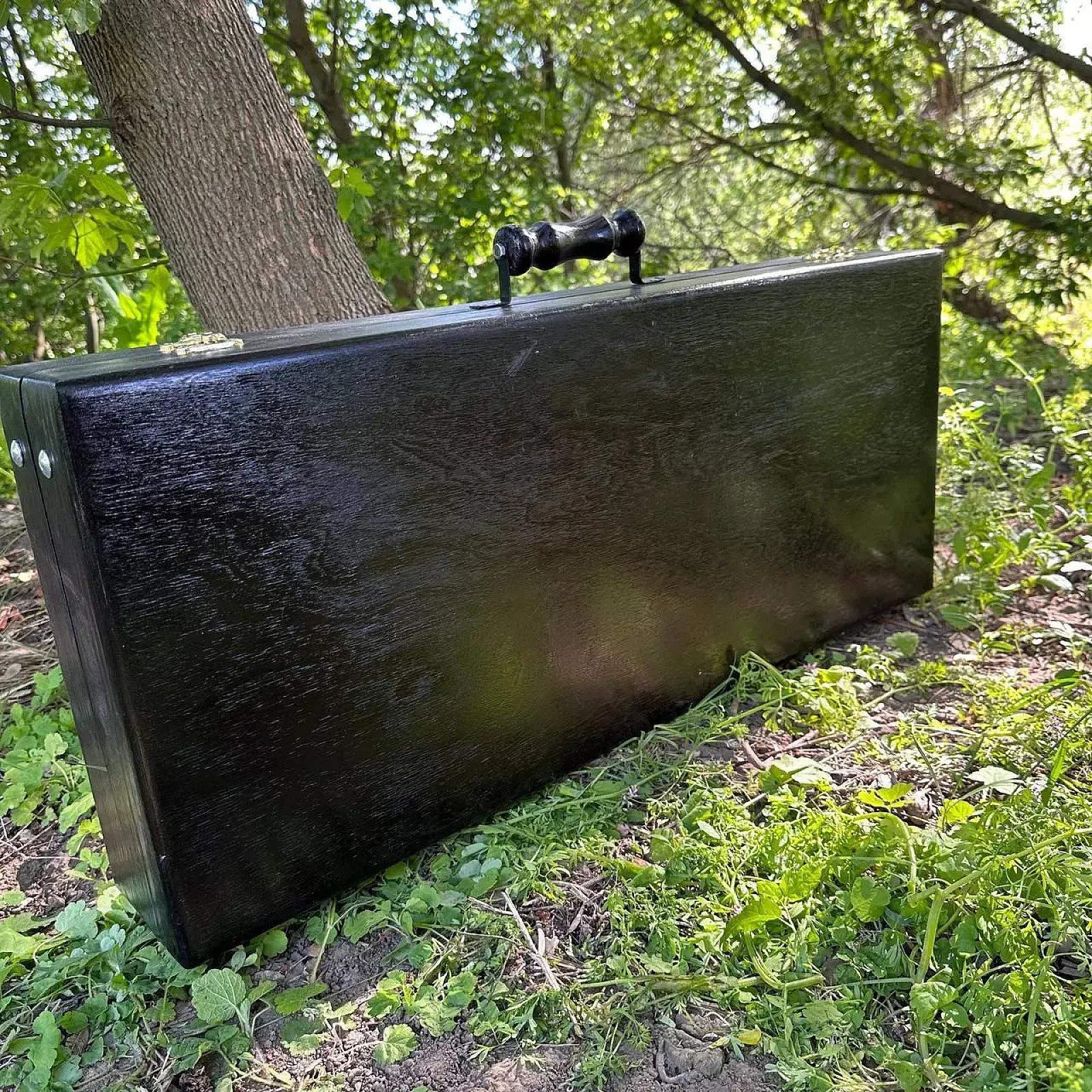 Дерев’яний кейс "ФОРД" з набором шампурів