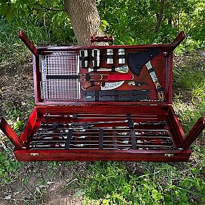 Дерев'яний кейс із набором шампурів «ЧИЛІ»