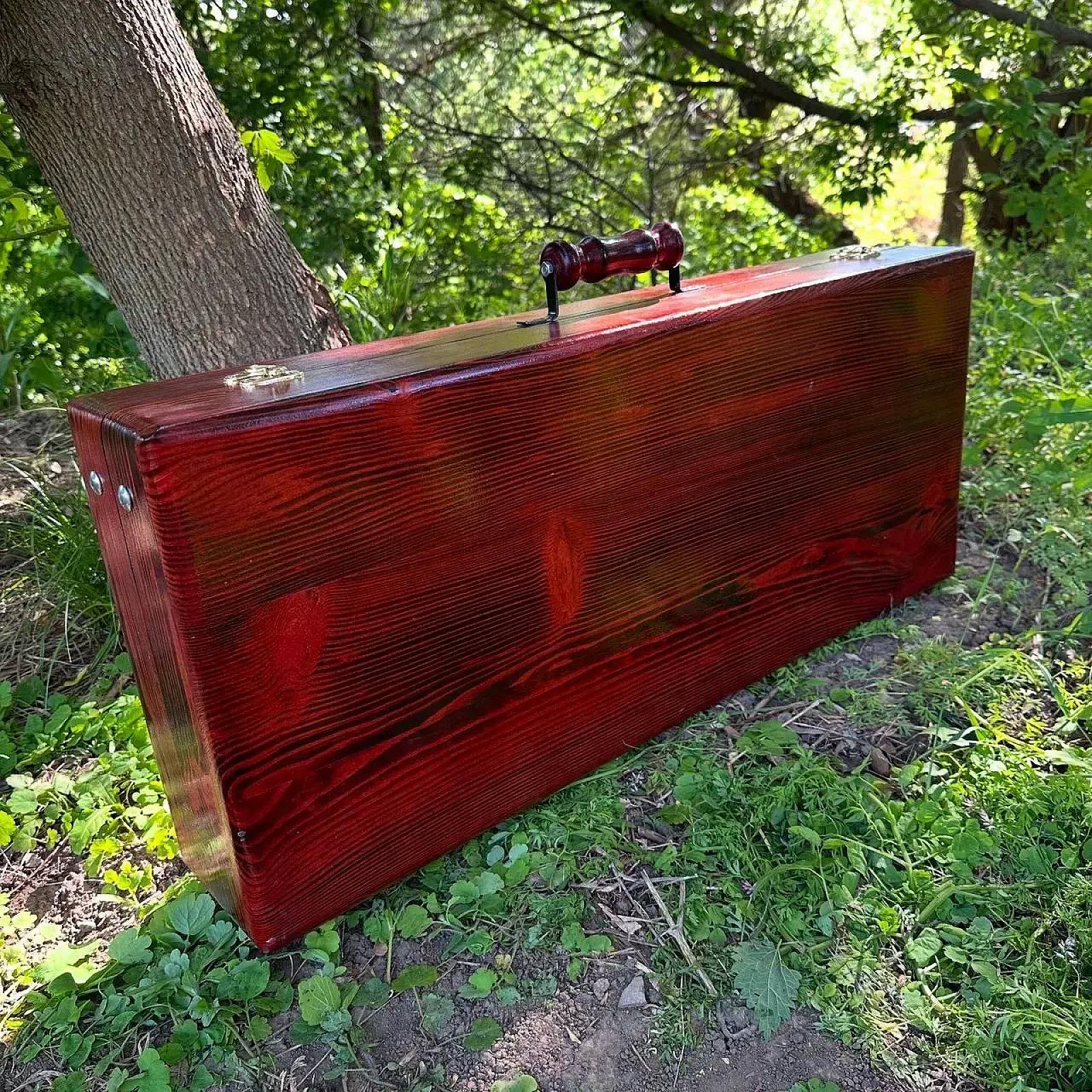 Дерев'яний кейс із набором шампурів «ЧИЛІ»