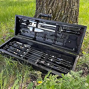 Дерев’яний кейс із набором шампурів «ШВАРЦ»