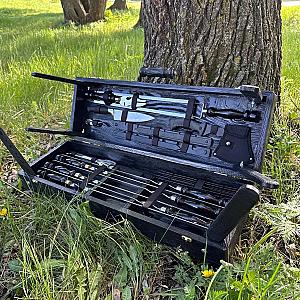 Дерев’яний кейс із набором шампурів «ШВАРЦ»