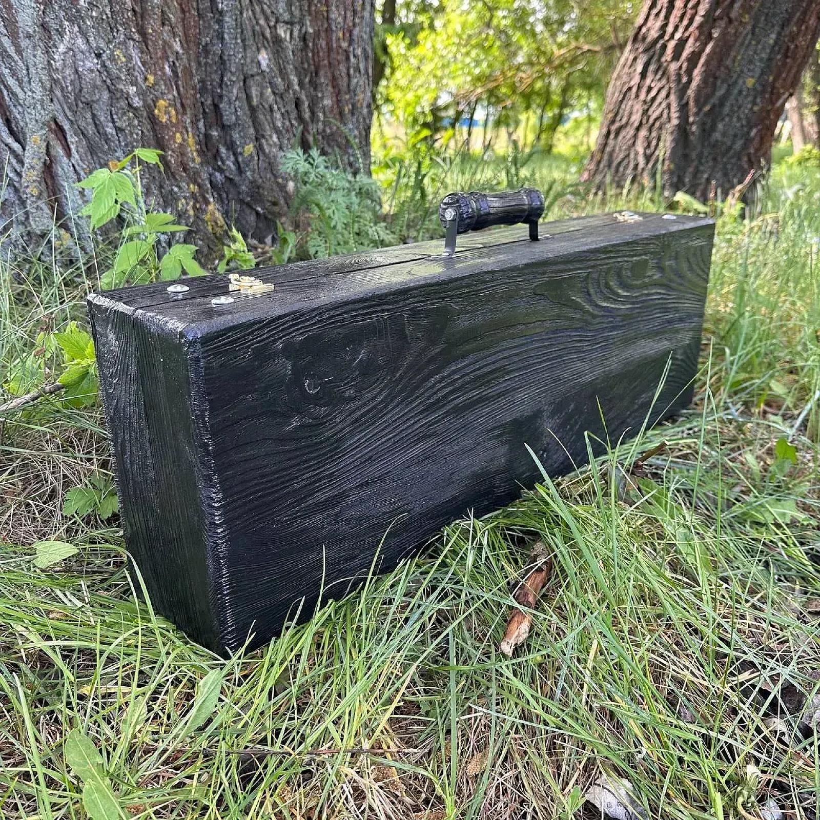 Дерев’яний кейс із набором шампурів «ШВАРЦ»