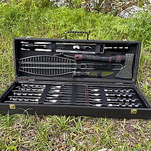 Дерев’яний кейс із набором шампурів «КОНГО»