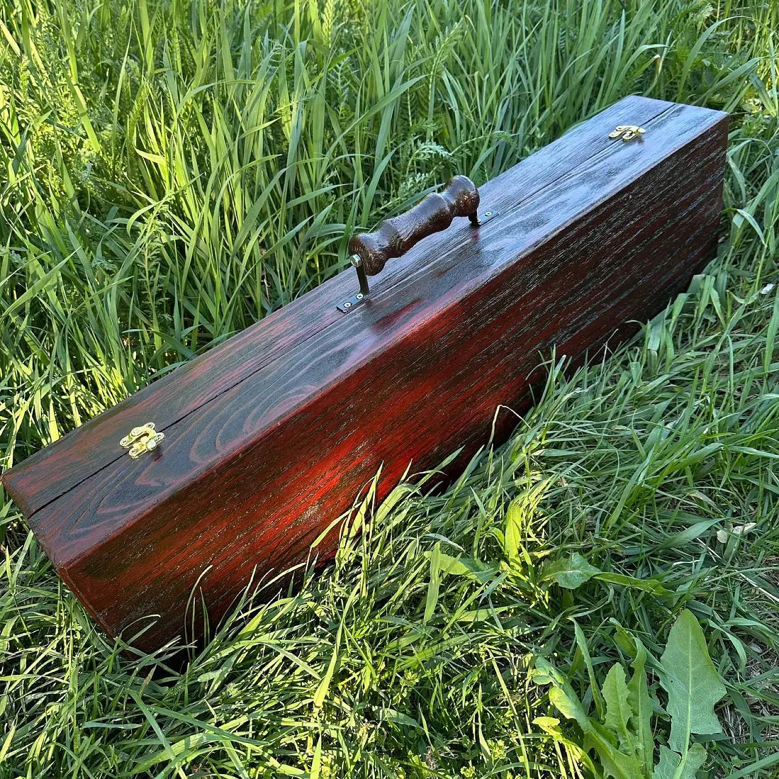 Ваше повідомлення Набір "ЗАПАЛ": шампурі у кейсі з дерева