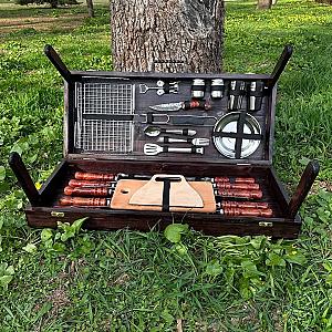 Ваше повідомлення Кейс дерев'яний «ЧЕСТЕР» з набором шампурів