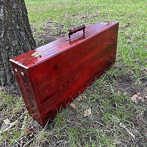 Дерев'яний кейс із набором шампурів «МАРС»