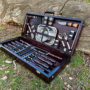 "БРУКЛІН" — шампури у дерев'яному кейсі (набір)