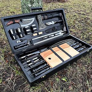 Кейс дерев’яний «Арсенал Чоловічий»: набір шампурів