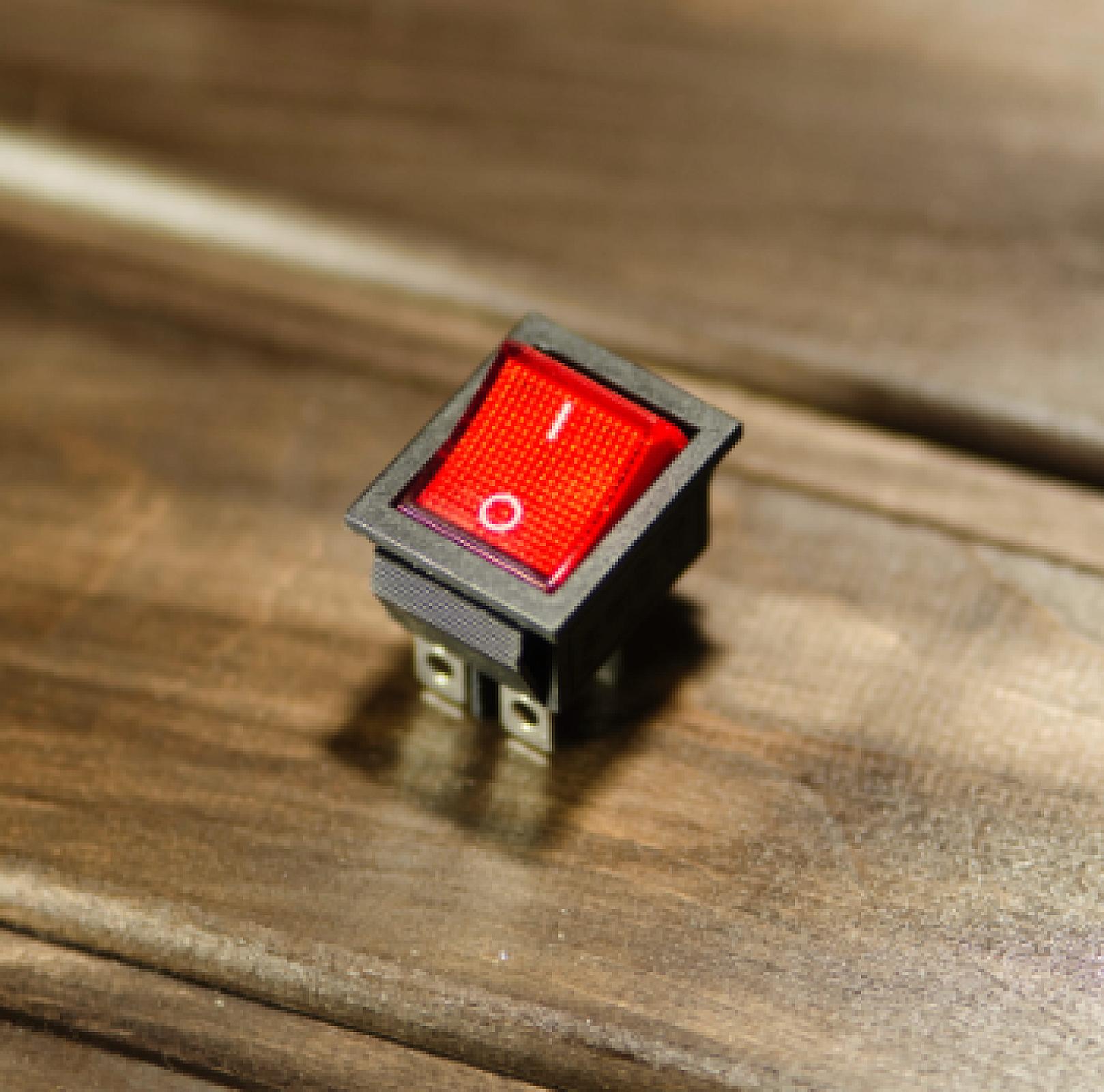 Кнопка 20А для термоконтролера