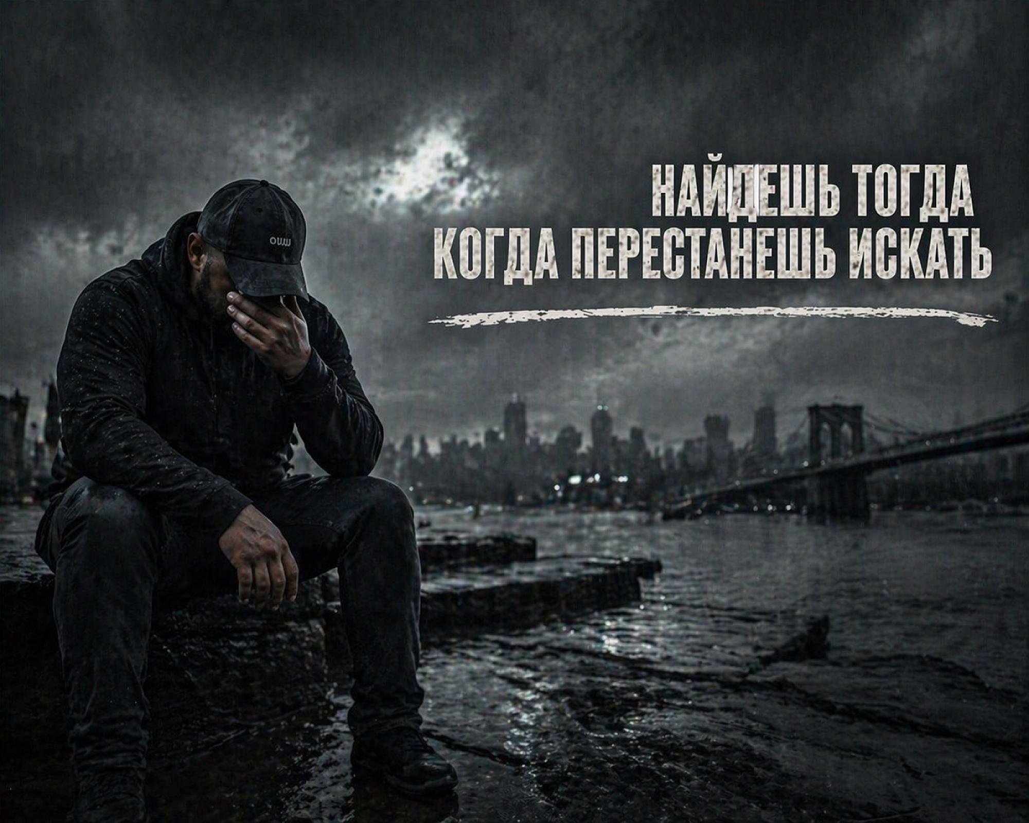Наклейка “Знайдеш тоді, коли перестанеш шукати…”