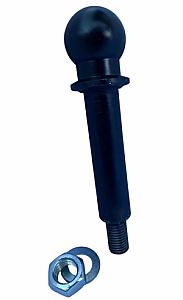 Палець з яблуком для трактора, з різьбою, сталь, під триточкову навіску