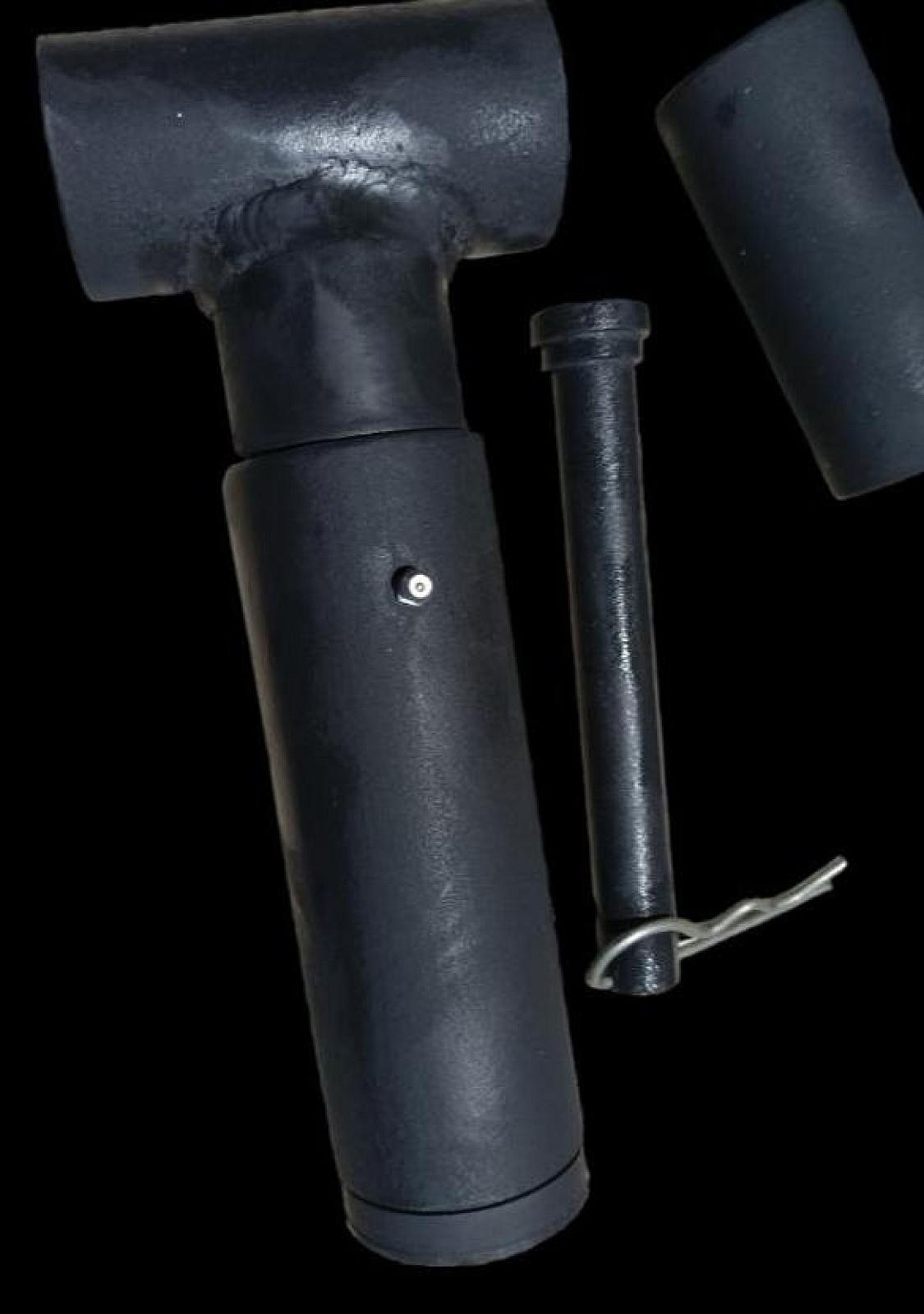 Сцепка причіпна (фаркоп) для трактора, універсальна, сталева