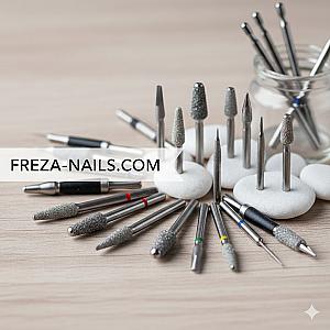 Фрези насадки алмазні для апаратного манікюру