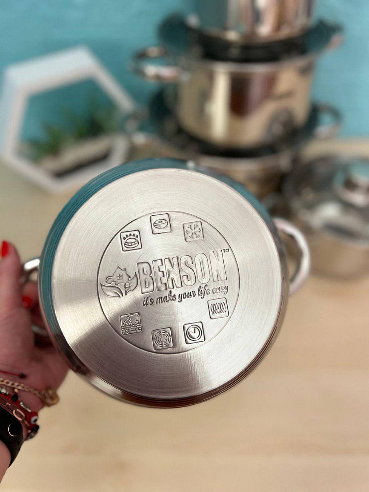 Набір посуду з високоякісної нержавіючої сталі на 12 предметів