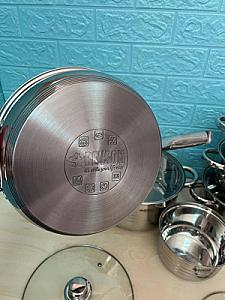 Набір посуду з високоякісної нержавіючої сталі на 12 предметів