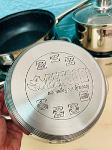 Набір посуду з високоякісної нержавіючої сталі на 12 предметів