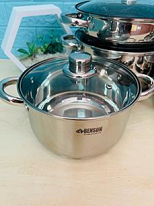 Набір посуду з високоякісної нержавіючої сталі на 12 предметів