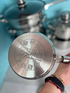 Набір посуду з високоякісної нержавіючої сталі на 18 предметів