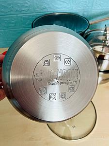 Набір посуду з високоякісної нержавіючої сталі на 10 предметів