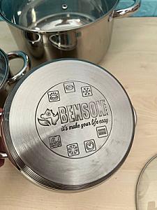 Набір посуду з високоякісної нержавіючої сталі на 8 предметів