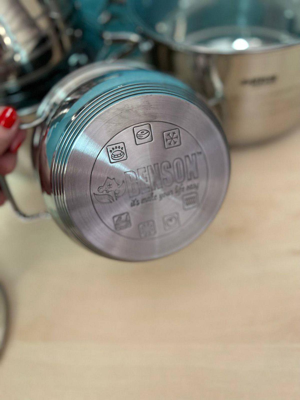 Набір посуду з високоякісної нержавіючої сталі на 8 предметів