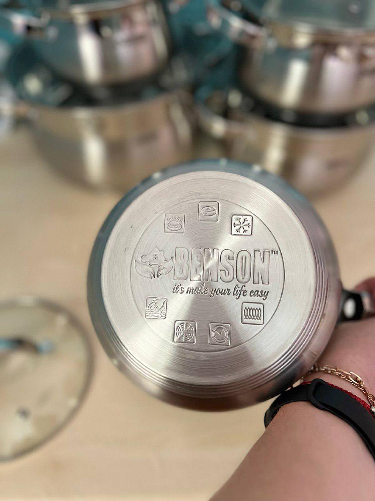 Набір посуду з високоякісної нержавіючої сталі на 8 предметів