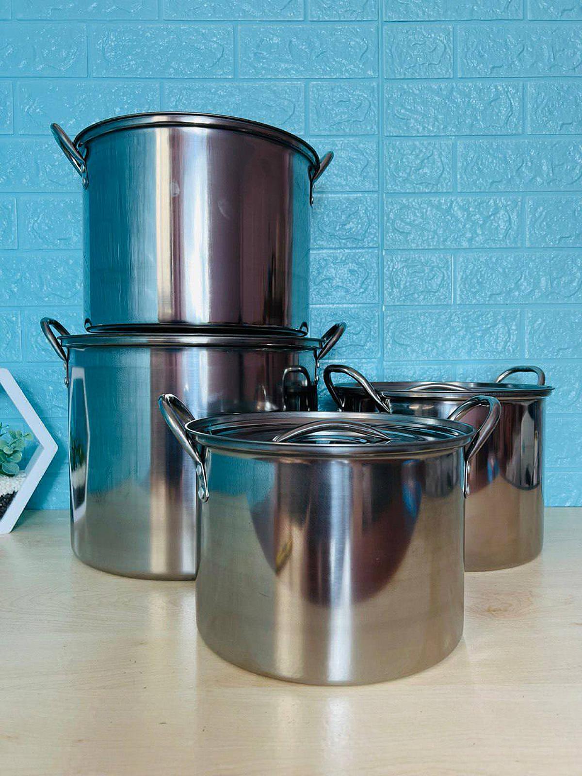 Набір посуду з високоякісної нержавіючої сталі на 8 предметів