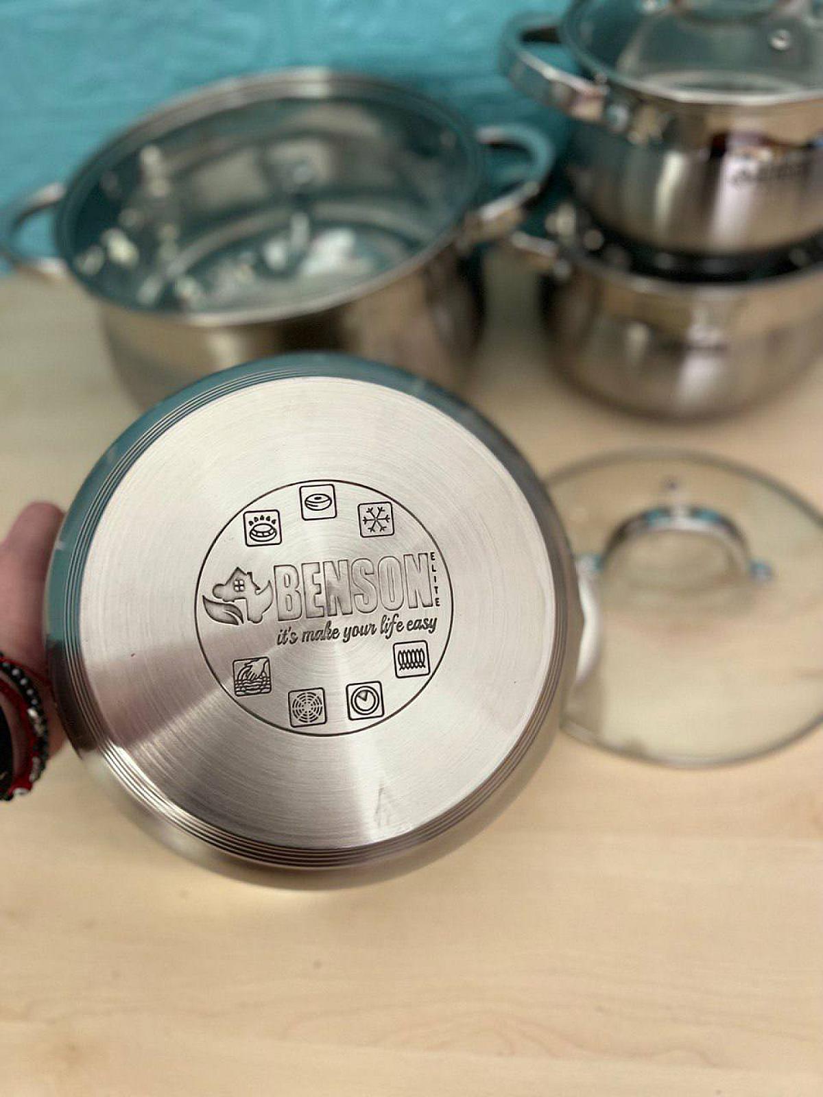 Набір посуду з нержавіючої сталі на 6 предметів