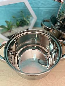 Набір посуду з нержавіючої сталі на 6 предметів