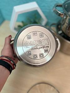 Набір посуду з нержавіючої сталі на 6 предметів