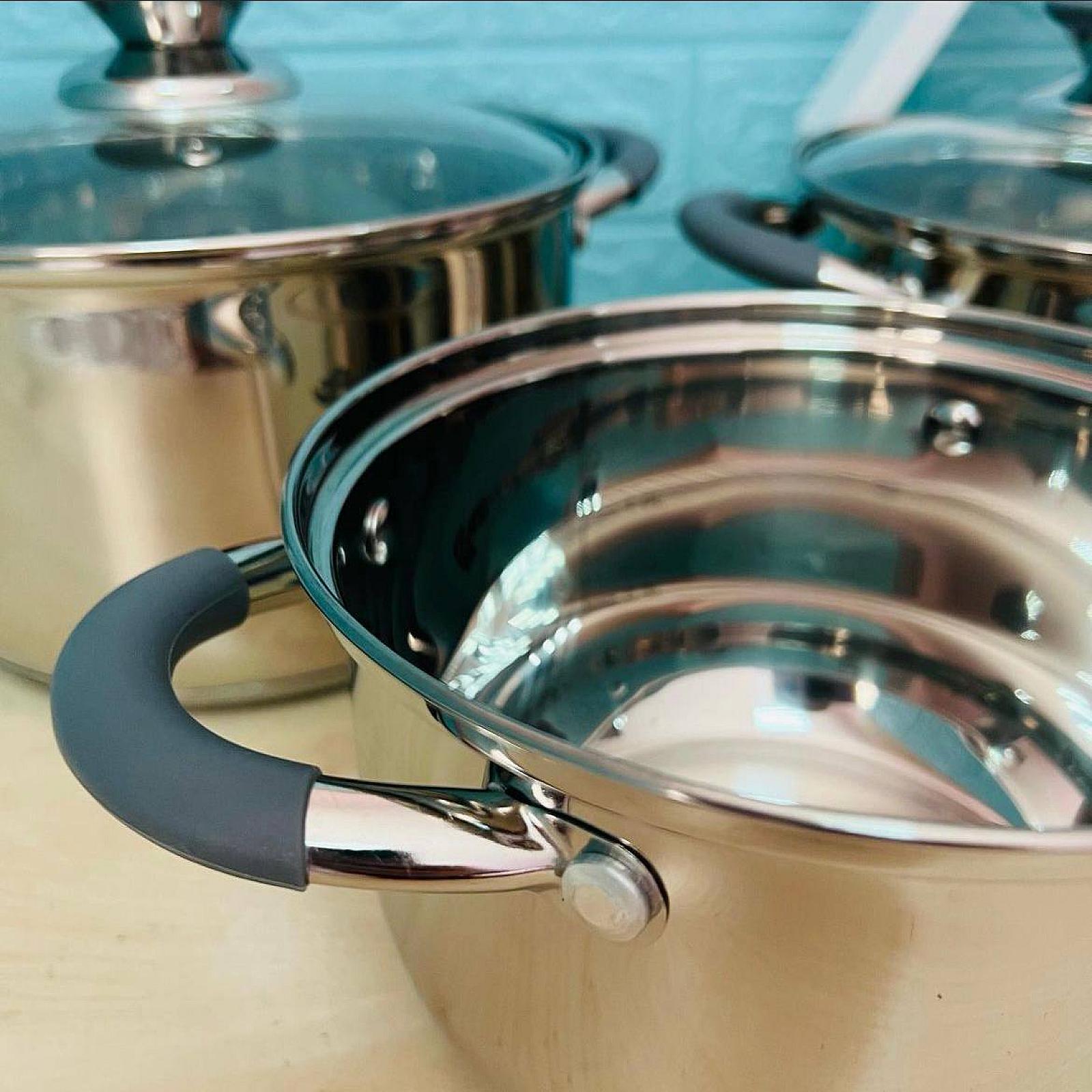 Набір посуду з нержавіючої сталі на 6 предметів