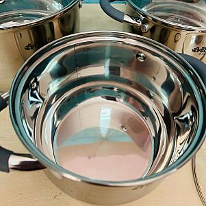 Набір посуду з нержавіючої сталі на 6 предметів