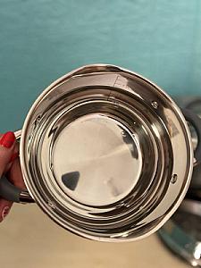 Набір посуду з нержавіючої сталі на 4 предмета + підставка