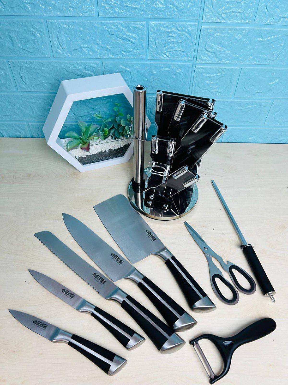 Набор кухонных ножей на 8 предметов из высококачественной нержавеющей стали