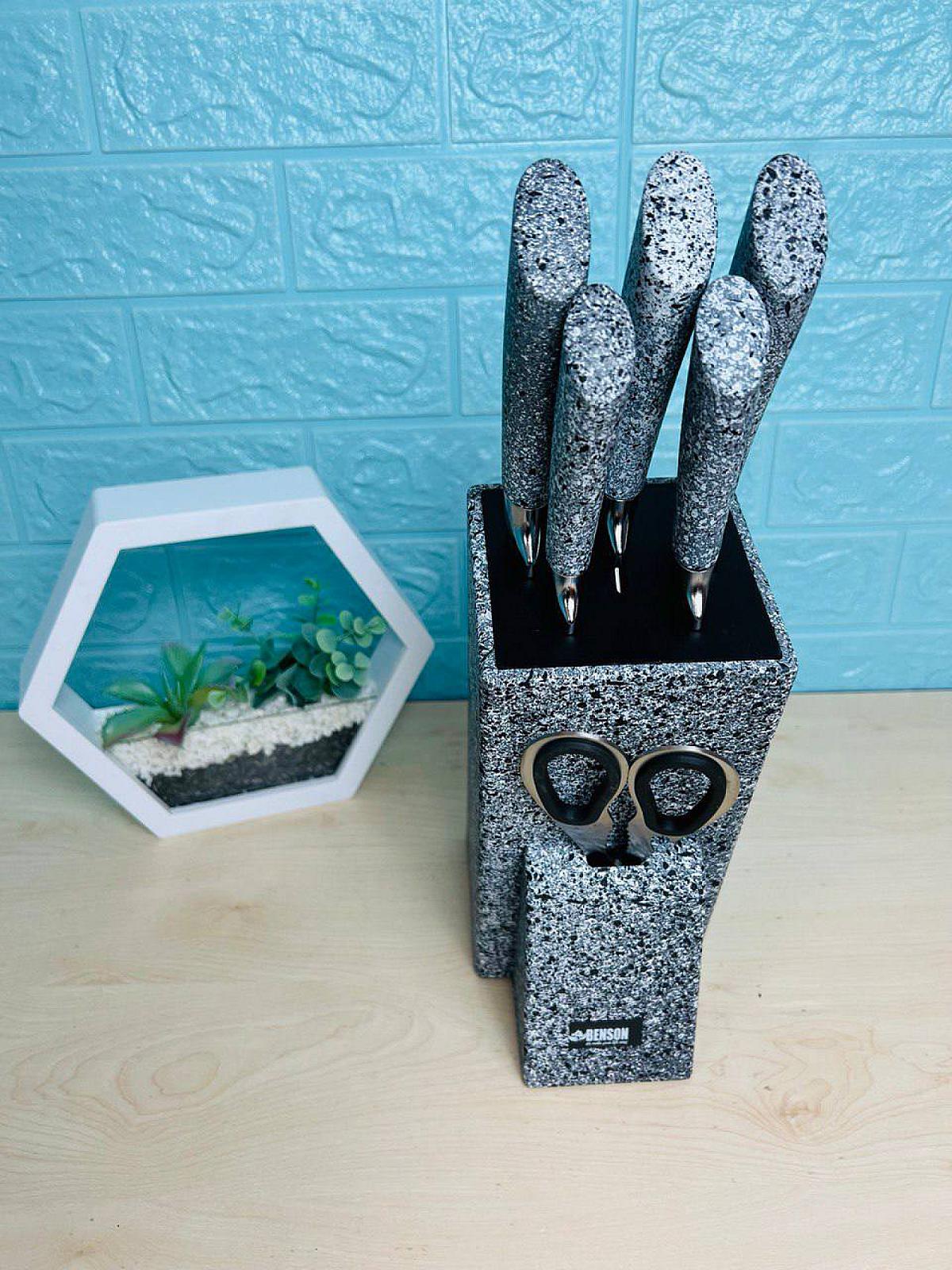 Набор кухонных ножей на 6 предметов из высококачественной нержавеющей стали