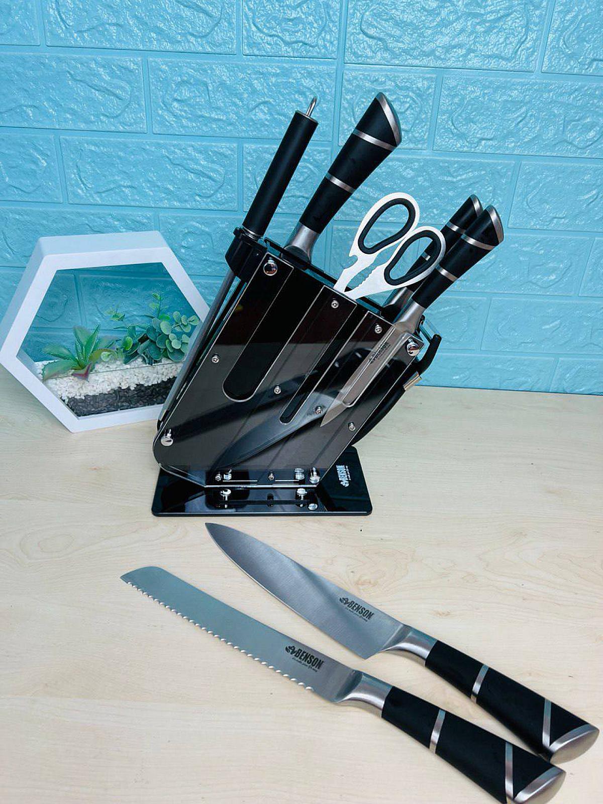 Набор кухонных ножей на 7 предметов из высококачественной нержавеющей стали