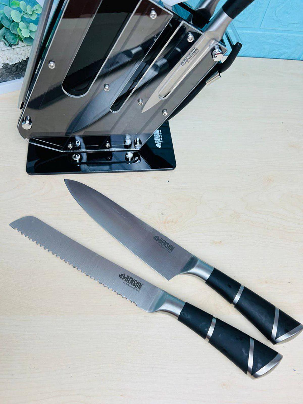 Набор кухонных ножей на 7 предметов из высококачественной нержавеющей стали