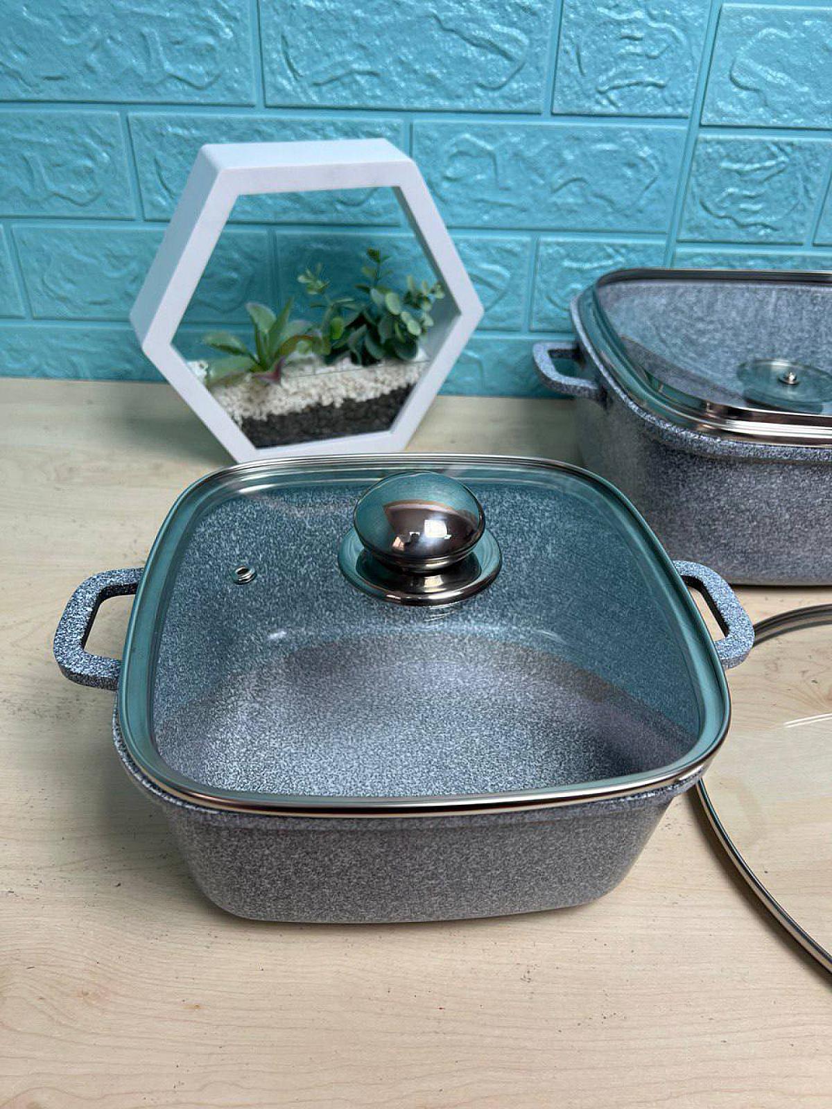 Набор с гранитным антипригарным покрытием на 6 предметов