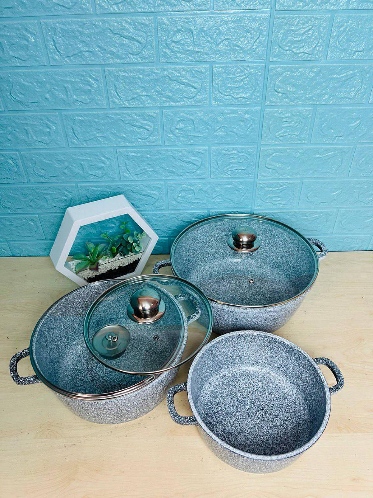 Набор с гранитным антипригарным покрытием на 6 предметов