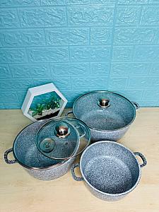 Набор с гранитным антипригарным покрытием на 6 предметов