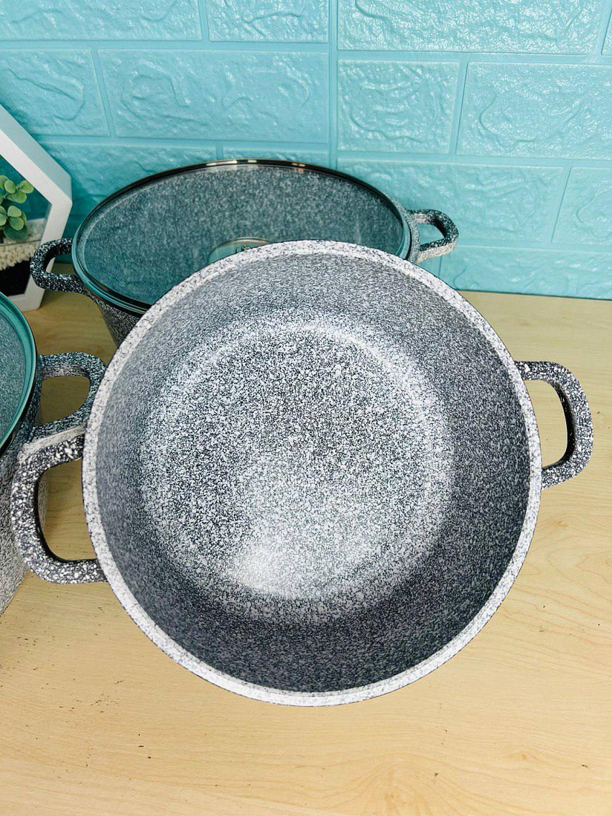 Набор с гранитным антипригарным покрытием на 6 предметов