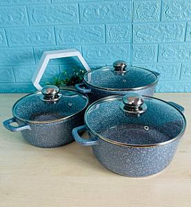 Набор с гранитным антипригарным покрытием на 6 предметов