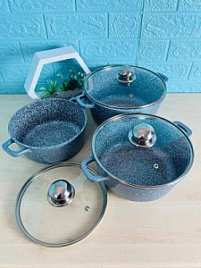 Набор с гранитным антипригарным покрытием на 6 предметов