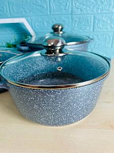 Набор с гранитным антипригарным покрытием на 6 предметов