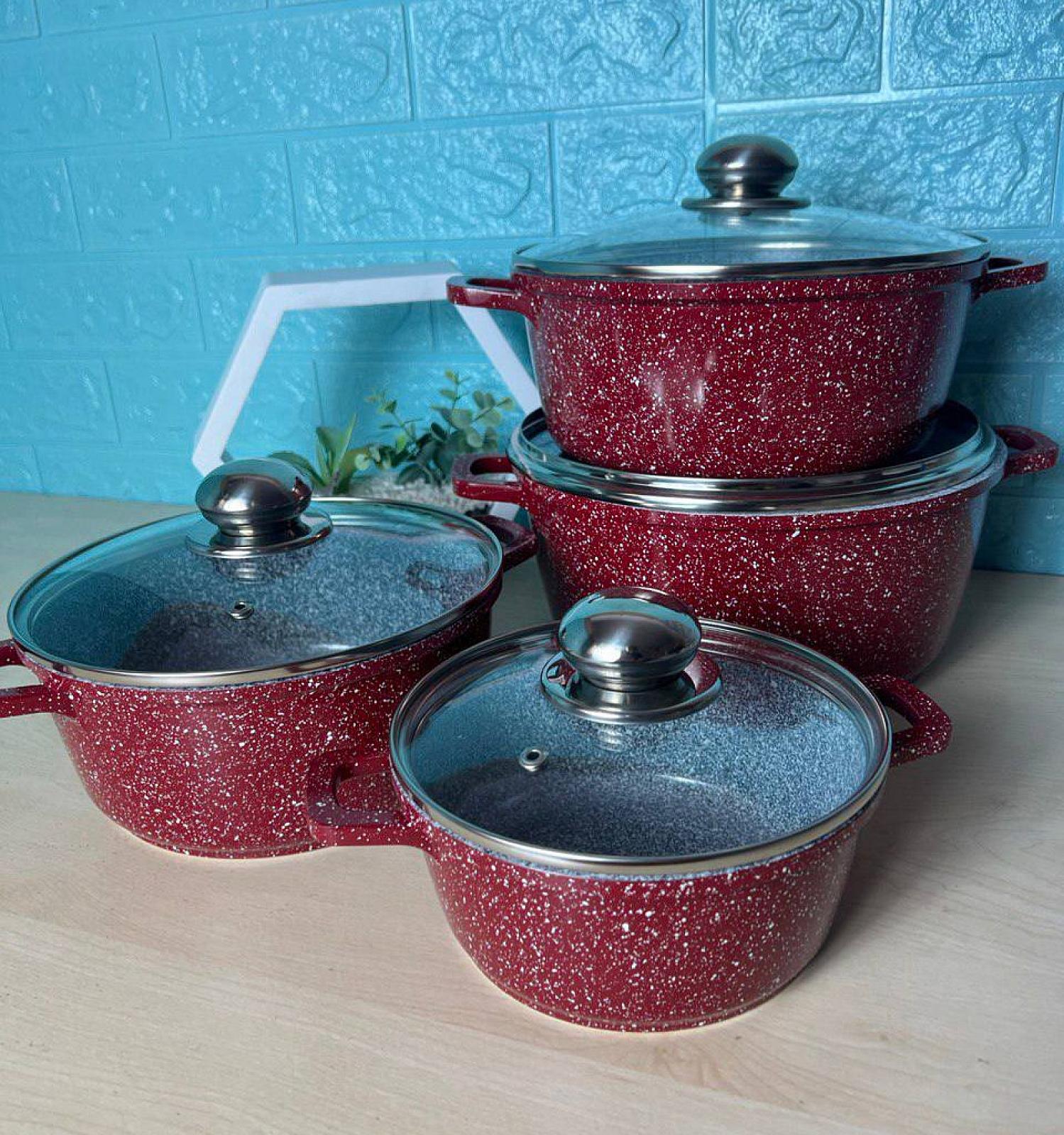 Набор с гранитным антипригарным покрытием на 8 предметов