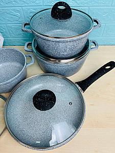 Набор с гранитным антипригарным покрытием на 8 предметов